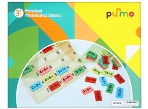 Picture of Gra matematyczne domino drewniana