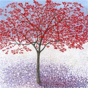 Obrazek Karnet z kopertą Ostrokrzew okółkowy