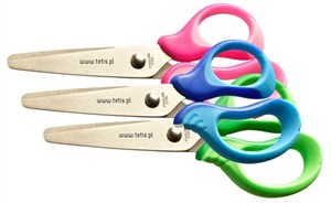 Obrazek Nożyczki szkolne 5" MIX (20szt.) GN255-M