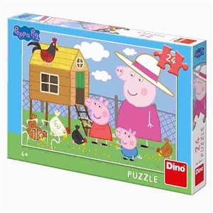 Obrazek Puzzle Świnka Peppa 24el