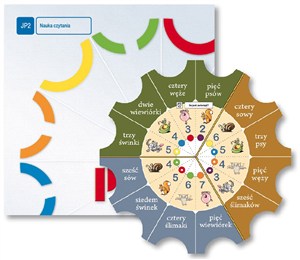 Obrazek Paleta JP2 Nauka czytania Tarcze ćwiczeń