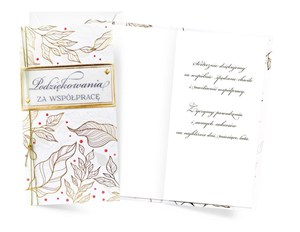 Picture of Karnet Podziękowania za współpracę