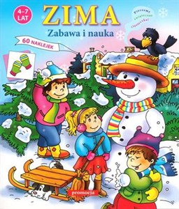 Obrazek Zima Zabawa i nauka Naklejanki (4-7 lat)