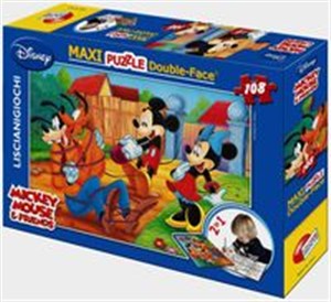 Obrazek Mickey Mouse Puzzle dwustronne maxi 108 elementów