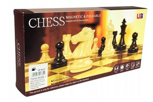 Obrazek Szachy klasyczne magnetyczne 25x25cm