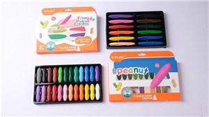 Obrazek Kredki trójkątne Peanut 24szt Orzeszki