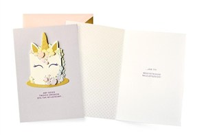 Obrazek Karnet Urodziny jednorożec