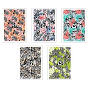 Obrazek Zeszyt A5/60K kratka Zebras (10szt)
