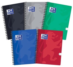 Obrazek Kołozeszyt B5/80K kratka Esse (5szt) OXFORD