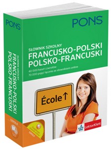 Obrazek Szkolny słownik francusko-polski, polsko-francuski 45 000 haseł i zwrotów