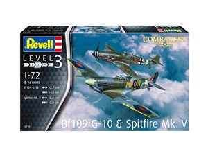 Obrazek Samolot 1:72 Me BF-109G-10 & Spitfire Mk.V