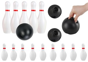 Obrazek Kręgle klasyczne dwie kule 10 kręgli