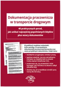 Obrazek Dokumentacja pracownicza w transporcie drogowym 40 wskazówek jak uniknąć najczęstszych błędów