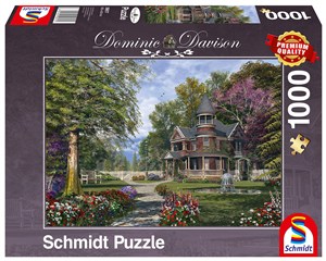 Obrazek Puzzle 1000 PQ Rezydencja z wieżą D. Davison 108387