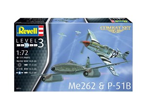 Obrazek Samolot 1:72 Me 262 & P-51B