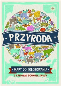 Picture of Przyroda Mapy do kolorowania Z kredkami dookoła świata