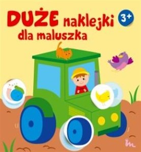 Obrazek Duże naklejki dla maluszka. Traktor 3+