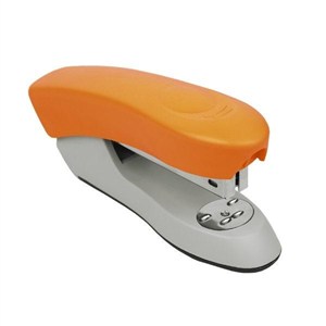 Picture of Zszywacz plastikowy pomarańczowy fluo 25 kartek