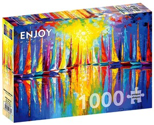 Picture of Puzzle 1000 Kolorowe żaglówki