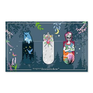 Obrazek Zakładki magnetyczne Magiczna noc 3szt