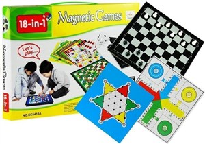 Picture of Zestaw gier 18w1 szachy magnetyczne
