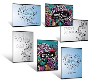 Picture of Zeszyt A4/16K pięciolinia Muzyka (10szt)