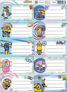 Obrazek Naklejki na zeszyty Minionki