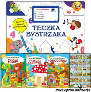 Obrazek Teczka bystrzaka Zestaw Łamigłówek