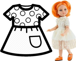 Obrazek Ubranko dla lalek 32cm