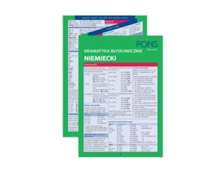 Obrazek Błyskawicznie Gramatyka niemiecka PONS A1-A2
