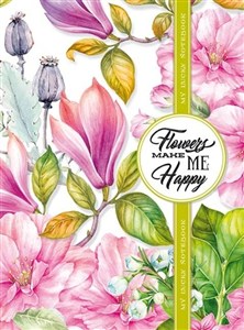 Obrazek Notatnik ozdobny 145x197/160K kratka TW Kwiaty