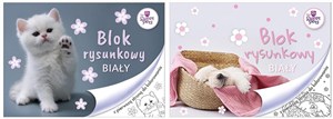 Picture of Blok rysunkowy A4/20K biały The sweet pets