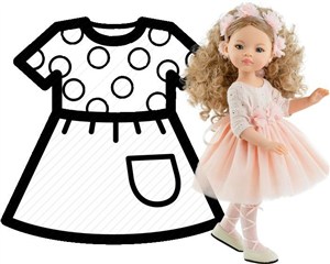 Obrazek Ubranko dla lalek 32cm