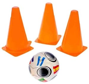 Picture of Zestaw sportowy z piłką i pachołkami