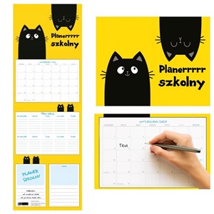 Obrazek Planer szkolny 2025/2026 Kot