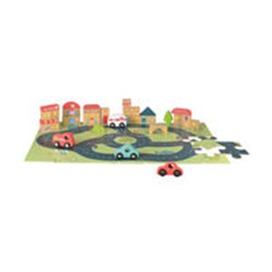 Obrazek Drewniane puzzle, miasto i samochodziki Egmont Toys