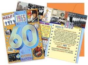 Picture of Karnet Urodziny 60