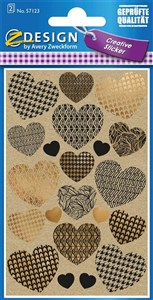 Picture of Naklejki papierowe - Serca