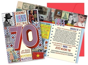 Picture of Karnet Urodziny 70