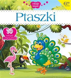 Obrazek Naklejki iskierki z brokatem. Ptaszki