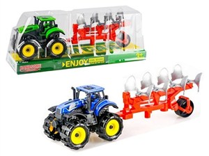 Obrazek Traktor z przyczepą MIX