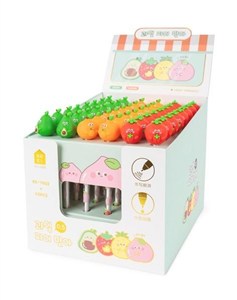 Picture of Długopis żelowy Silky Paradise mix czerwony (48szt