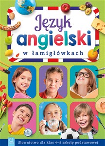 Obrazek Język angielski w łamigłówkach Słownictwo dla klas 4-8 szkoły podstawowej.