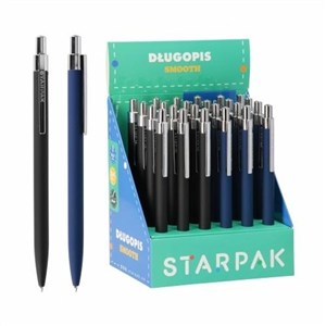 Obrazek Długopis automatyczny metalowy Smooth (24szt)