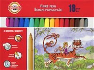 Picture of Flamastry zmywalne 18 kolorów