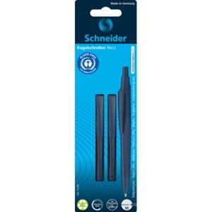 Obrazek Długopis automatyczny Schneider Reco M 2 szt. niebieski blister