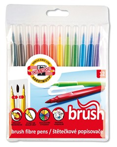 Picture of Flamastry pędzelkowe 12 kolorów