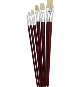 Obrazek Pędzle plaskie 685A 6szt GRAND