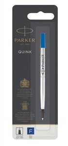 Obrazek Wkłady do piór kulkowych Parker niebieski (F) 1 sztuka blister 1950322