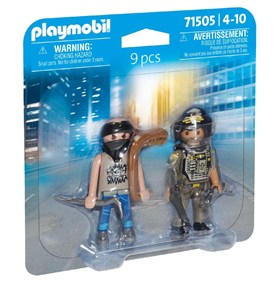 Picture of Playmobil DuoPack Jednostka specjalna i bandyta 71505